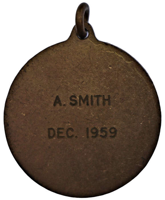 1959 Royal Life Saving Society Medal Awarded to `A. Smith 9 Dec 1959`