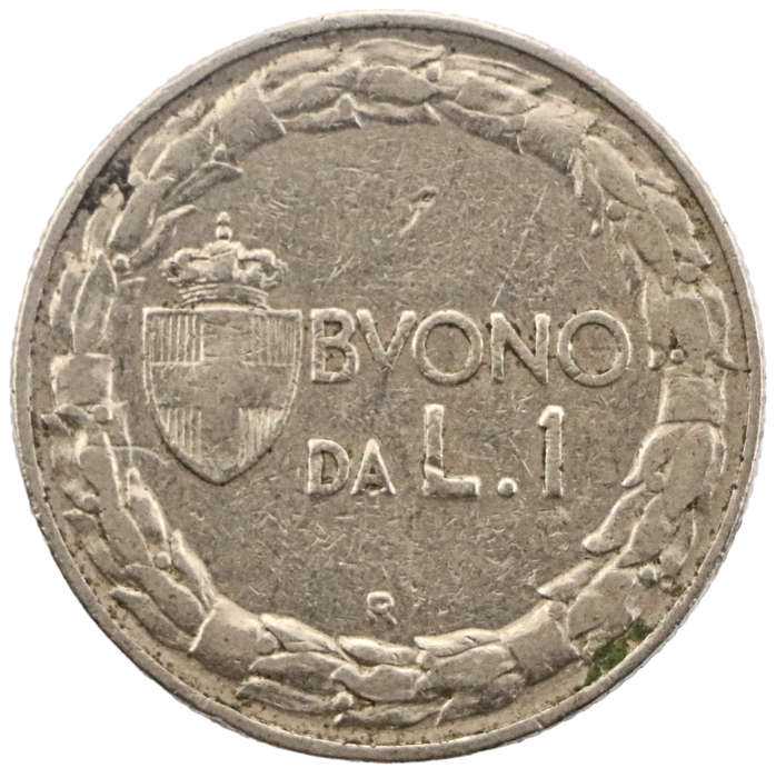 1924 Italy 1 Lira KM#62