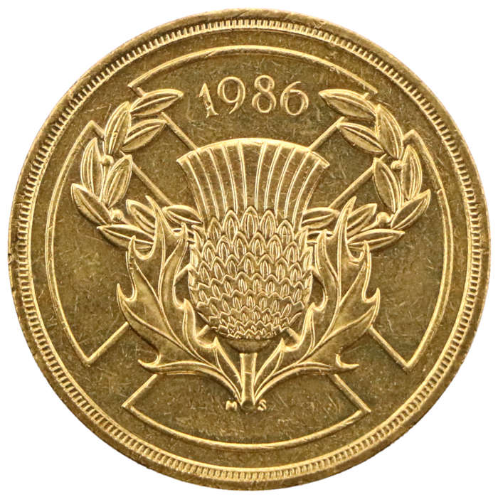 1986 Great Britain Commonwealth Games £2 KM#947