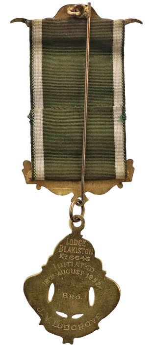 1952 Royal Antediluvian Order Of Buffaloes jewels, Grand Lodge of England Nr 6646, Bro J. V. Ludgrov