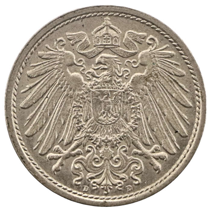 1900-D German (Munich) 10 Pfenning