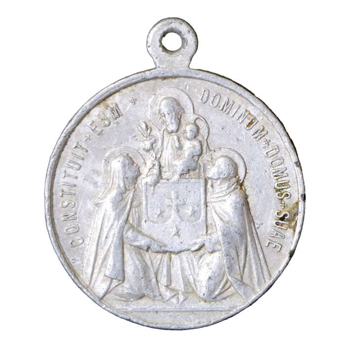 Latin Aluminum religious Medallion