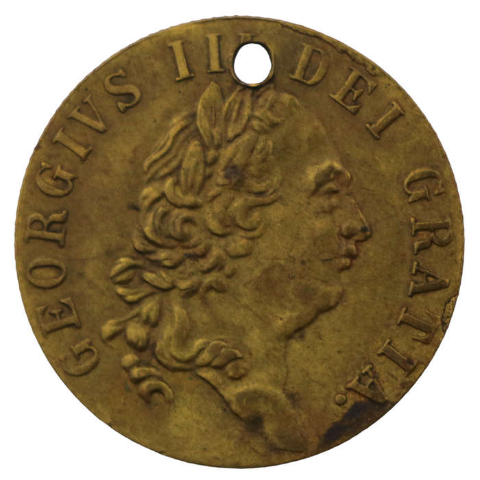 1790 United Kingdom Spade Guinea Gaming Token - George III
