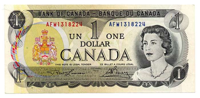 1973 Canada $1 Pick#85a