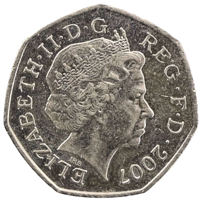 2007 Great Britain 50 Pence Centenary of the founding of the Scouting Movement KM#1073