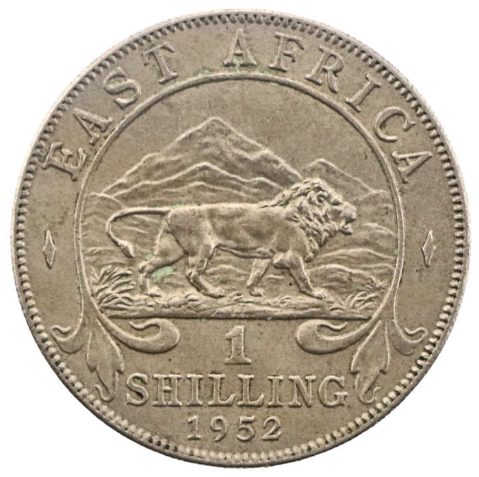 1952 East Africa 1 Shilling KM#31