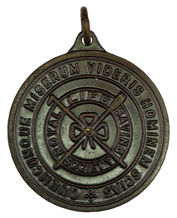 1950 Royal Life Saving Society Medallion Awarded to E. F. Armand