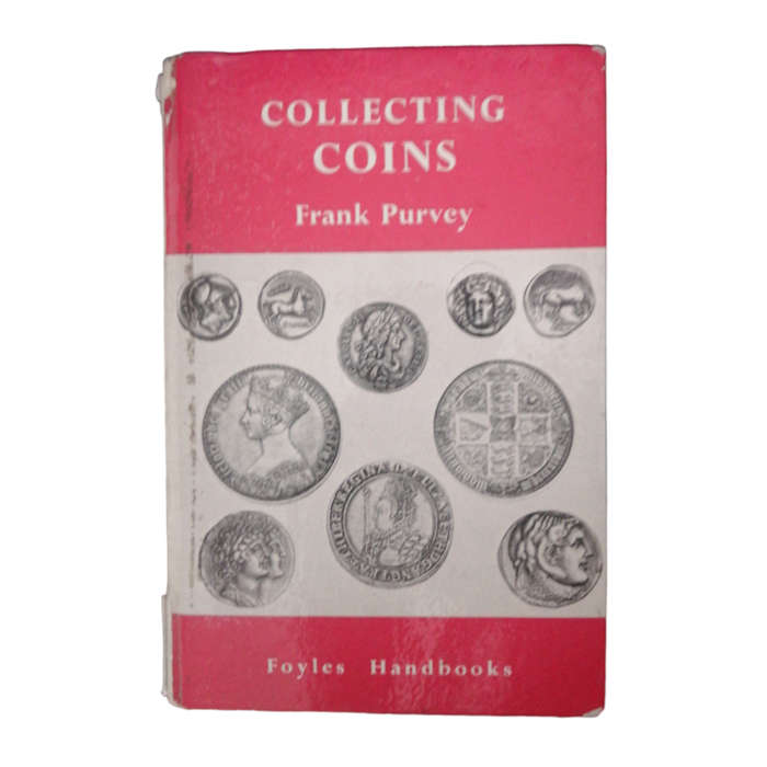 1963 Collecting Coins by Frank Purvey Hardcover w/o Dustjacket