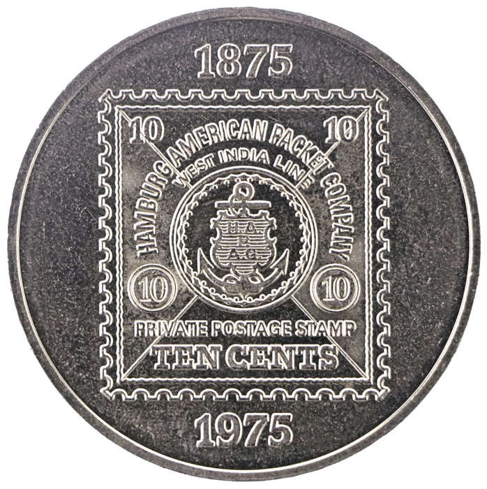 1975 German Commemorative issue Hapag Westindien Postdienst Medal