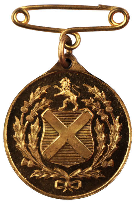 1942 South Africa Pretoria Caledonian Society Jubilee 1892-1942 September 3rd Medallion