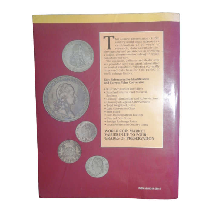 1983 Standard Catalog Of World Coins- 18th Century 1701-1800 by Chester L. Krause and Clifford Mishl