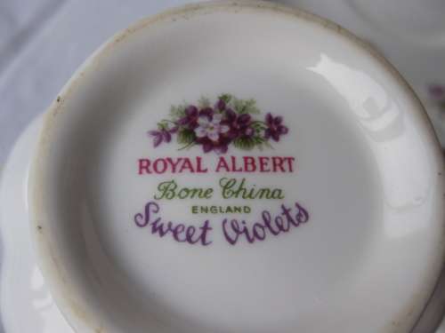 Royal Albert Sweet Violets Tea Trio