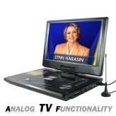 7.8 inch High Resolution Portable Dvd, Tv, Fm, Game, Usb, Sd, Mmc Player with Aux-Av In out