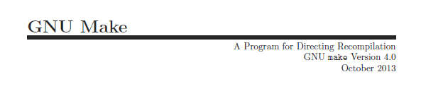 GNU Make. E-BOOK