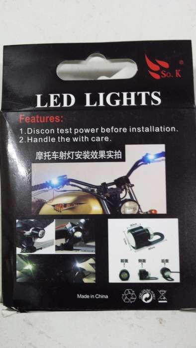 Motorcycle Handle Bar Lights - LED Motorcycle Handle Bar Lights - CREE LED