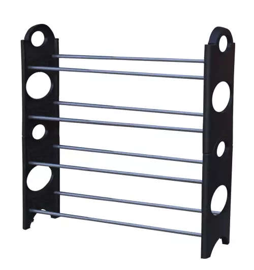 Shoe Rack - 4 Tier Shoe Rack - DIY 4 Tier Shoe Rack - Easy To Assemble 4 Tier Shoe Rack