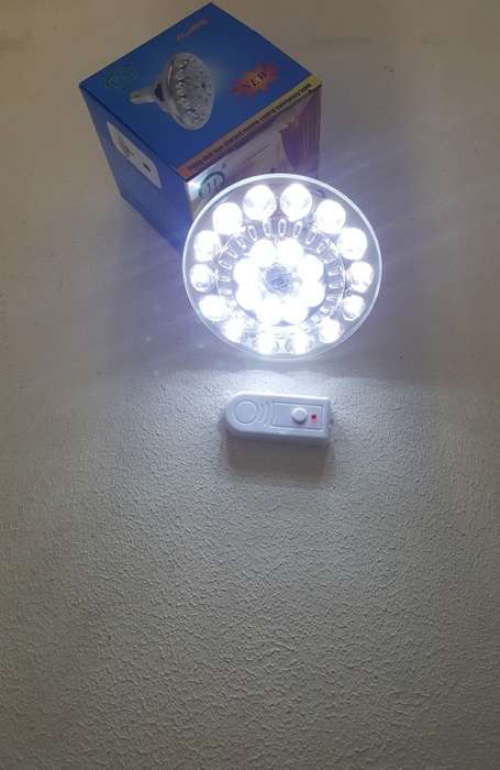 LED Light Bulb - Energy Saving Bulb - Disc Type Remote Controlled LED Emergency Bulb