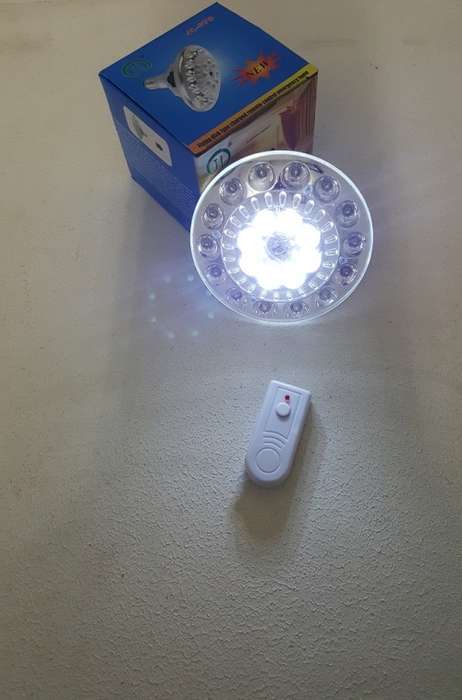 LED Light Bulb - Energy Saving Bulb - Disc Type Remote Controlled LED Emergency Bulb