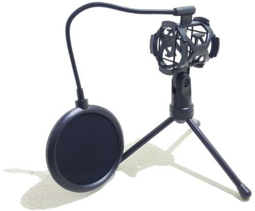 Microphone Stand - Mini Microphone Tripod Stand - Condenser Microphone Stand