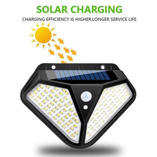 102 LED Solar Light - 102 LED 25W Motion Sense Outdoor Light - Super Bright Outdoor Light
