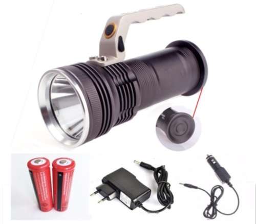 Torch - Rechargeable LED Flashlight - Multi-function Zoom Torch