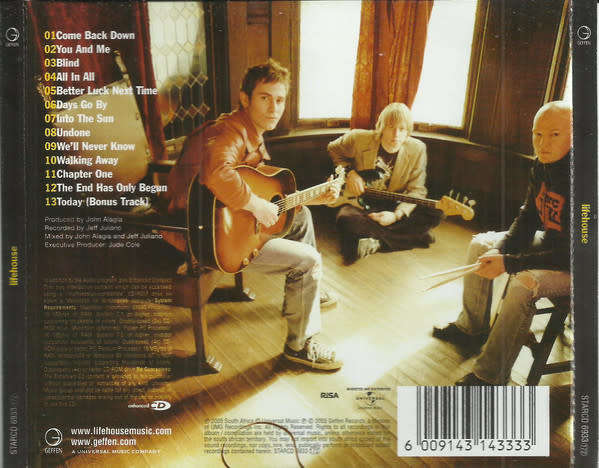 Lifehouse - Lifehouse (CD, Album, Enh)