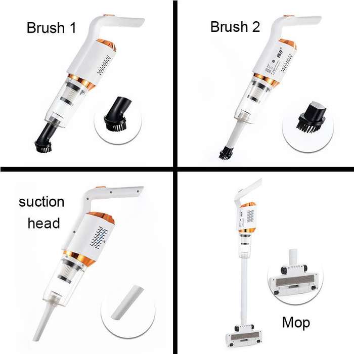 120W Wireless 2 In 1 Handheld Home and Car Vacuum Cleaner
