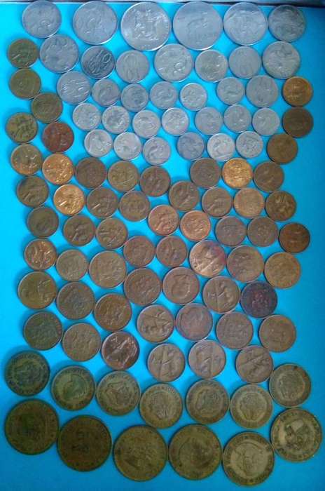 Collection of RSA coins - more than 100