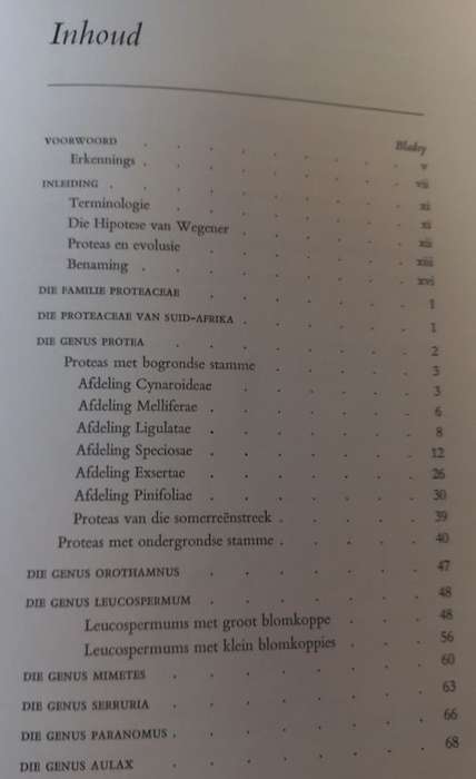 Die Proteaceae Van Suid-Afrika - Frank Rousseau - Hardcover - 110 Pages