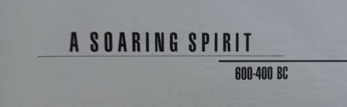 A Soaring Spirit - Time-Life History of the World 600-400BC - Hardcover - 176 Pages