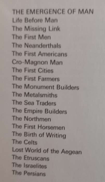 The Emergence of Man - 19 Book Set (1 Missing From Full Set) - Time-Life Books - Hardcover