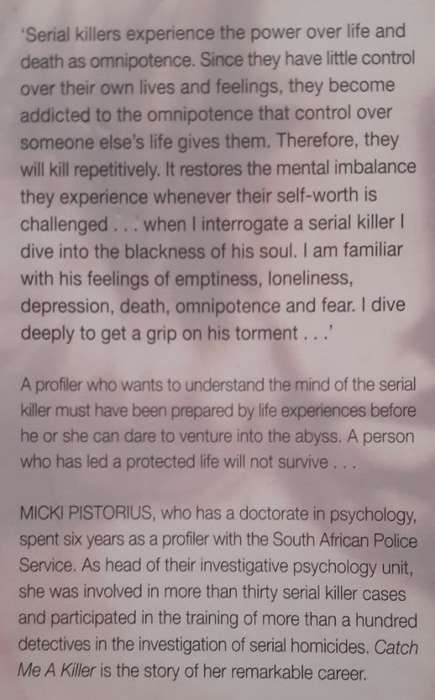 Catch Me A Killer - Micki Pistorius - Softcover - 253 pages