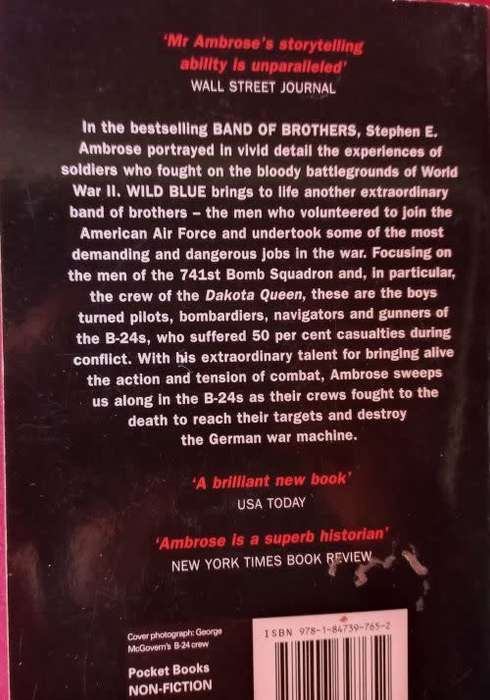 Wild Blue - Stephen E. Ambrose - Softcover - 299 Pages