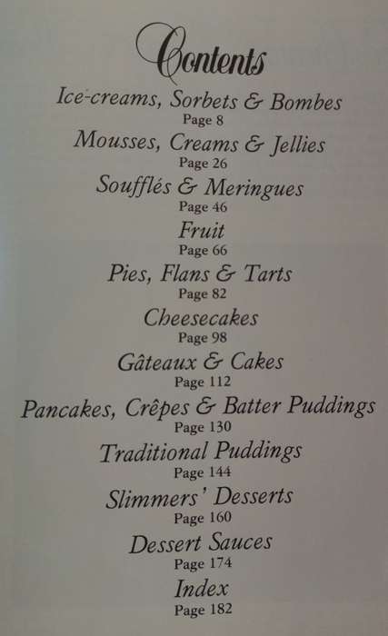 The Complete Book of Desserts - Aurora Publishing - Hardcover - 182 Pages