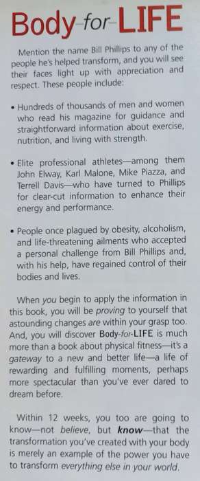 Body For Life - 12 Weeks To Mental and Physical Strength - Bill Phillips - Hardcover - 201 pages