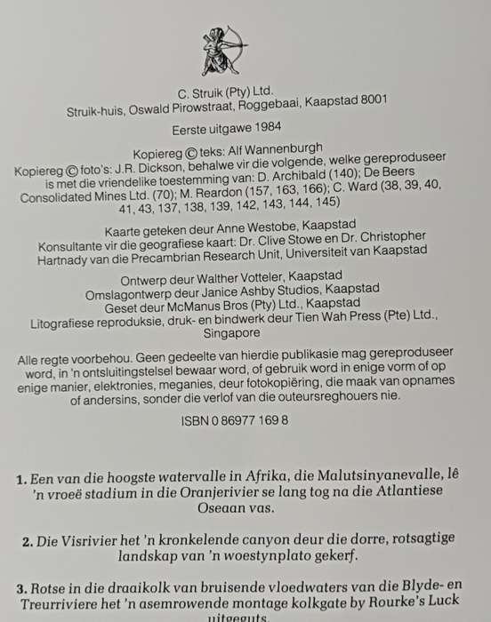 Die Natuurwonder van Suider-Afrika