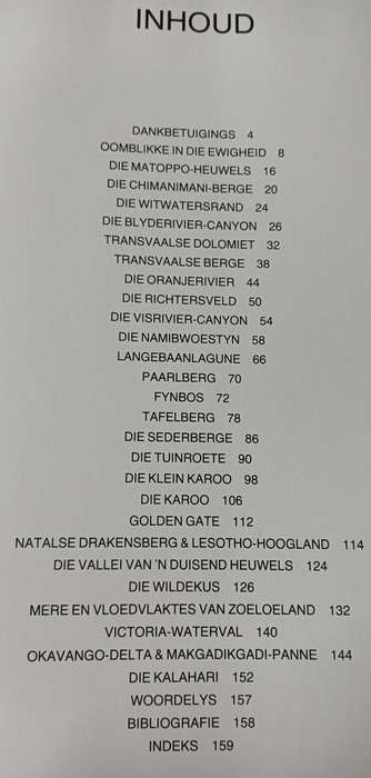 Die Natuurwonder van Suider-Afrika