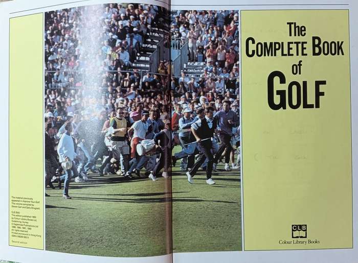 The Complete Book of Golf - Colour Library Books - Hardcover - 528 pages