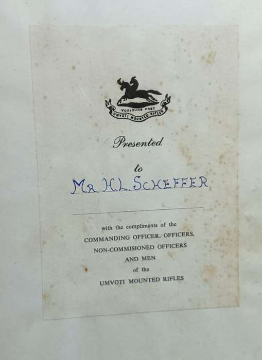 The Umvoti Mounted Rifles 1864-1975 - A.J. du Plessis - Hardcover - 200 Pages