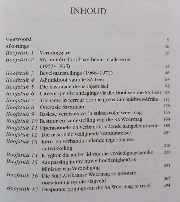 My Lewe Saam Met Die SA Weermag - Magnus Malan - Hardcover - 518 pages