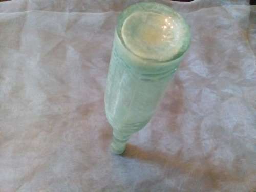 LOOK AT THIS BEAUTIFUL OLD GLASS BOTTLE - REAL NICE PIECE!!!!