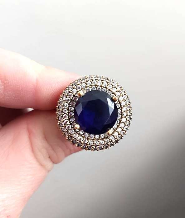 Authentic Turkish Sapphire Ring