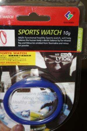 SPORTS WATCH - TOURMALINE POWER MINUS IO HEALTHY SPORTS WATCH - DARK BLUE