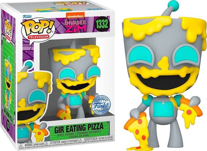 Funko Pop Invader Zim Gir Eating Pizza