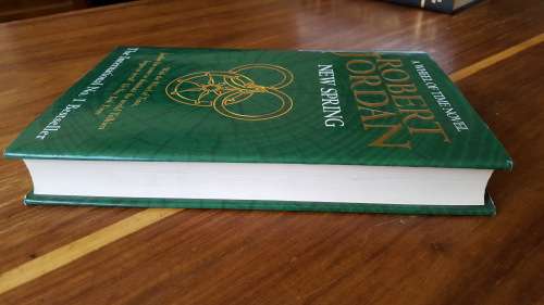 New Spring (The Wheel of Time #0) by Robert Jordan - Large Hardcover