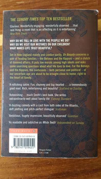 On Beauty by Zadie Smith - Large Softcover
