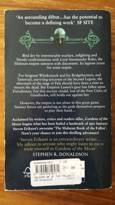 Gardens of the Moon (Malazan Book of the Fallen #1) by Steven Erikson