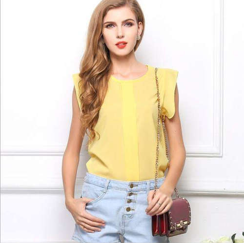 Beautiful Formal Yellow Top