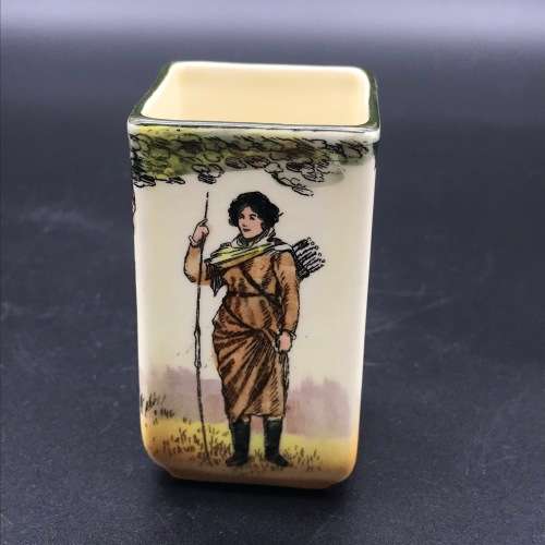 Royal Doulton `Under The Greenwood Tree` Miniature Vase