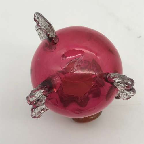 Antique `Cranberry Glass` Vase